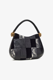 RC Sac à Bandoulière Patchwork Noir TKB022-PZP01