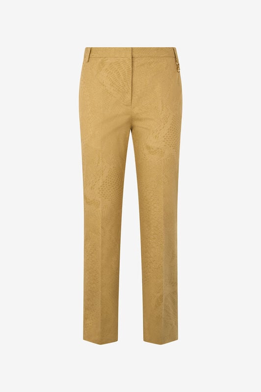 RC Pantaloni Con Stampa Pitone Monocromatica RC Pantaloni Con Stampa Pitone Monocromatica Marrone chiaro UKT206-4NN53