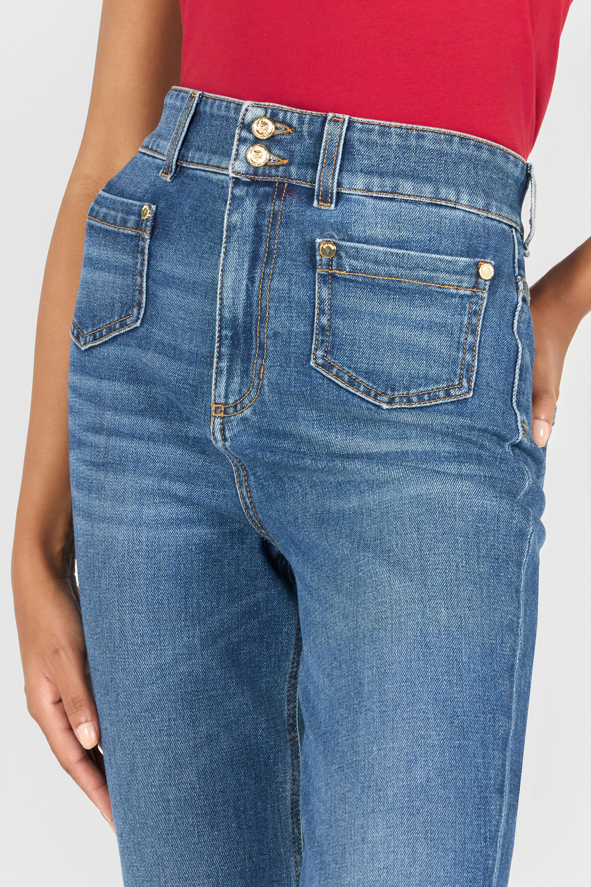 JC Woman cotton jeans Blue RKJ308-RK301