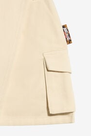JC Beige Cotton Miniskirt IVORY PRISTINE WFT30J-FN038