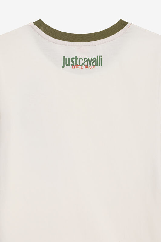 JC T-Shirt with Embroidered Logo JC T-Shirt with Embroidered Logo MARSHMALLOW XFT60U-JD003