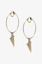 RC Earrings with shell RC Earrings with shell Gold SWG005-AM130