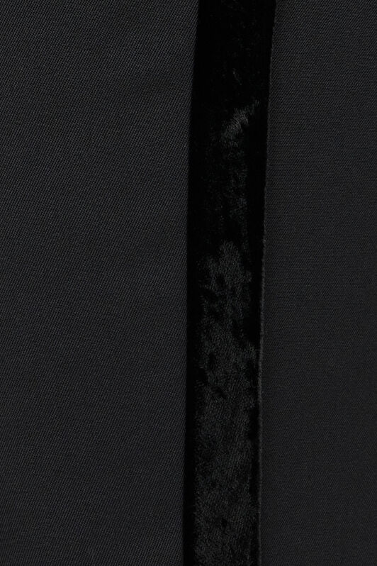 RC Straight-Leg Wool Trousers Black RRT202-VW020