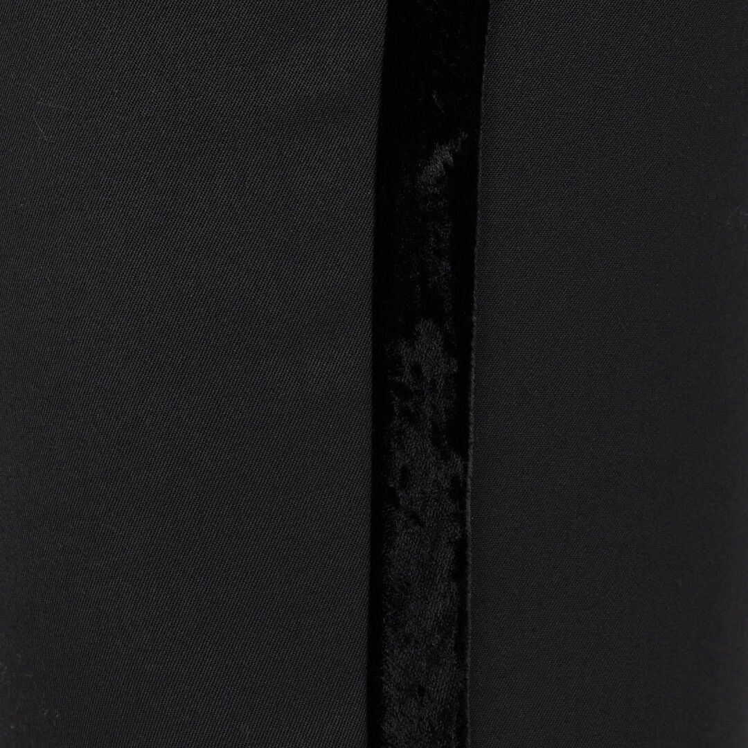 RC Straight-Leg Wool Trousers Black RRT202-VW020