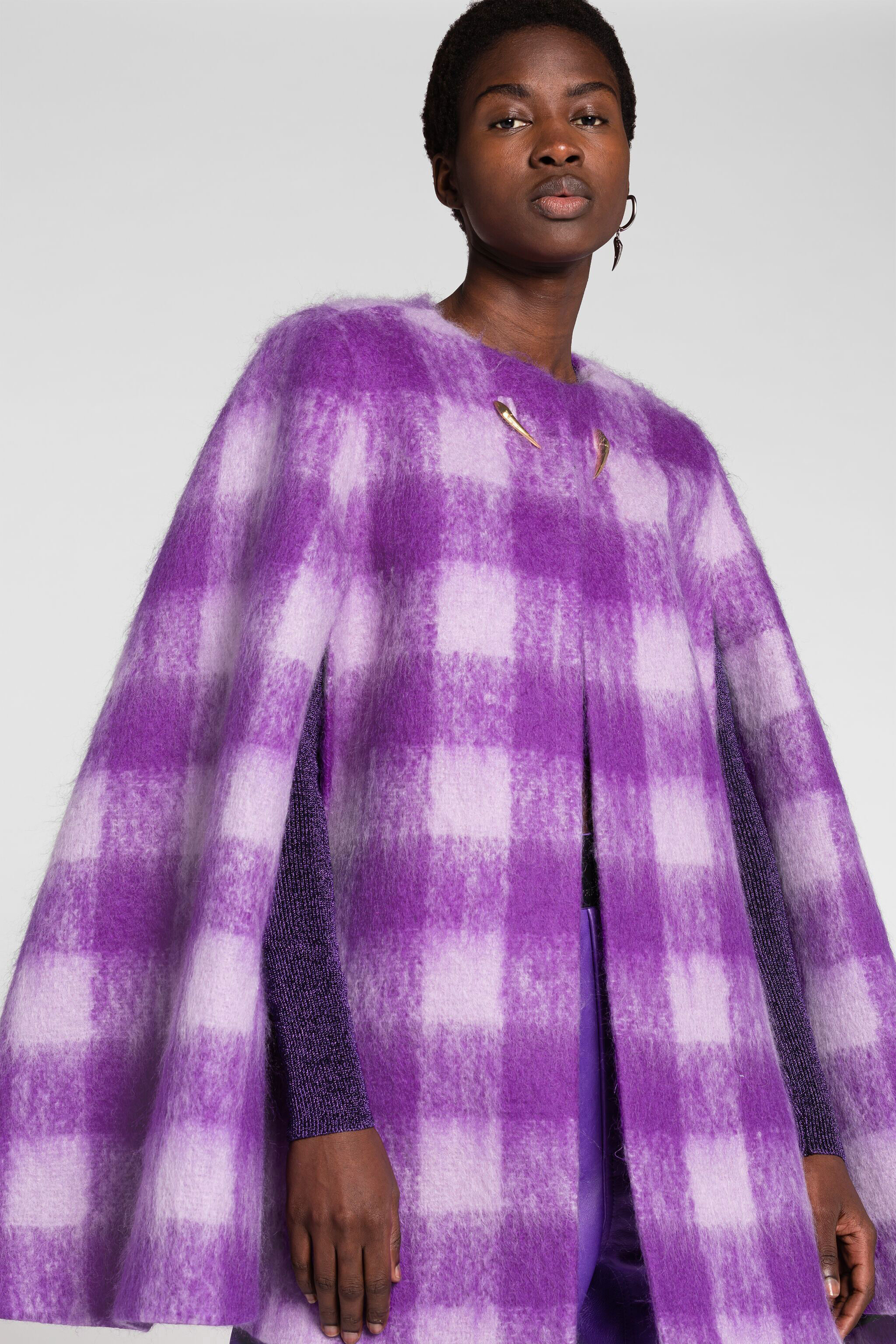 RC Tartan Cape RC Tartan Cape PURPLE PQT506-WC006