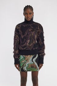 RC Turtleneck Sweater Noir TWM606-MI011
