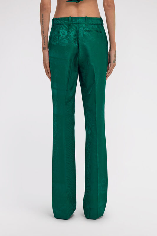 RC Pantalon Évasé Vert TKT207-TJ033