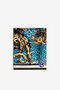 RC Leopard-print beach towel RC Leopard-print beach towel BLU QRH00U-7NF53