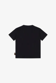 JU Camiseta con estampado de tigre y logo Negro TJT60K-JD001