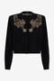 RC Cardigan en laine avec broderie tigre RC Cardigan en laine avec broderie tigre BLACK WKM902-MQ014