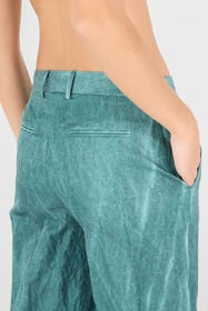 RC Pantalon Texture Froissée Bleu UWT201-RZ009