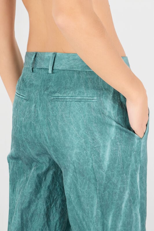 RC Crinkled Texture Trousers RC Crinkled Texture Trousers Blue UWT201-RZ009