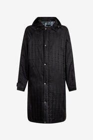 RC Black caban with RC monogram all over BLACK ROT50M-DJ005