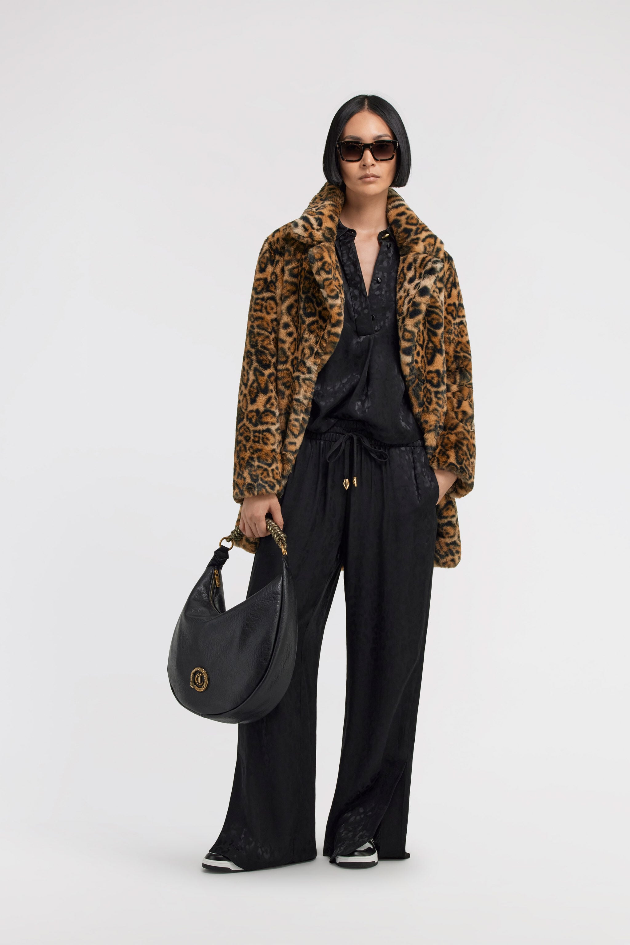 JC Just Cavalli Pants JC Just Cavalli Pants Noir TFT086-TF116