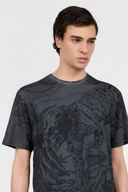 JC T-shirt con Motivo Wild Ones 833 LONTRA + 899 BLA UFT047-UF067