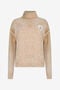 JC Beige Turtleneck Sweater With Heart Logo JC Beige Turtleneck Sweater With Heart Logo BEIGE VFM045-VF301
