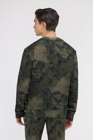 RC Hawaii Green printed sweatshirt Dunkelgrün SRT68E-5OH12