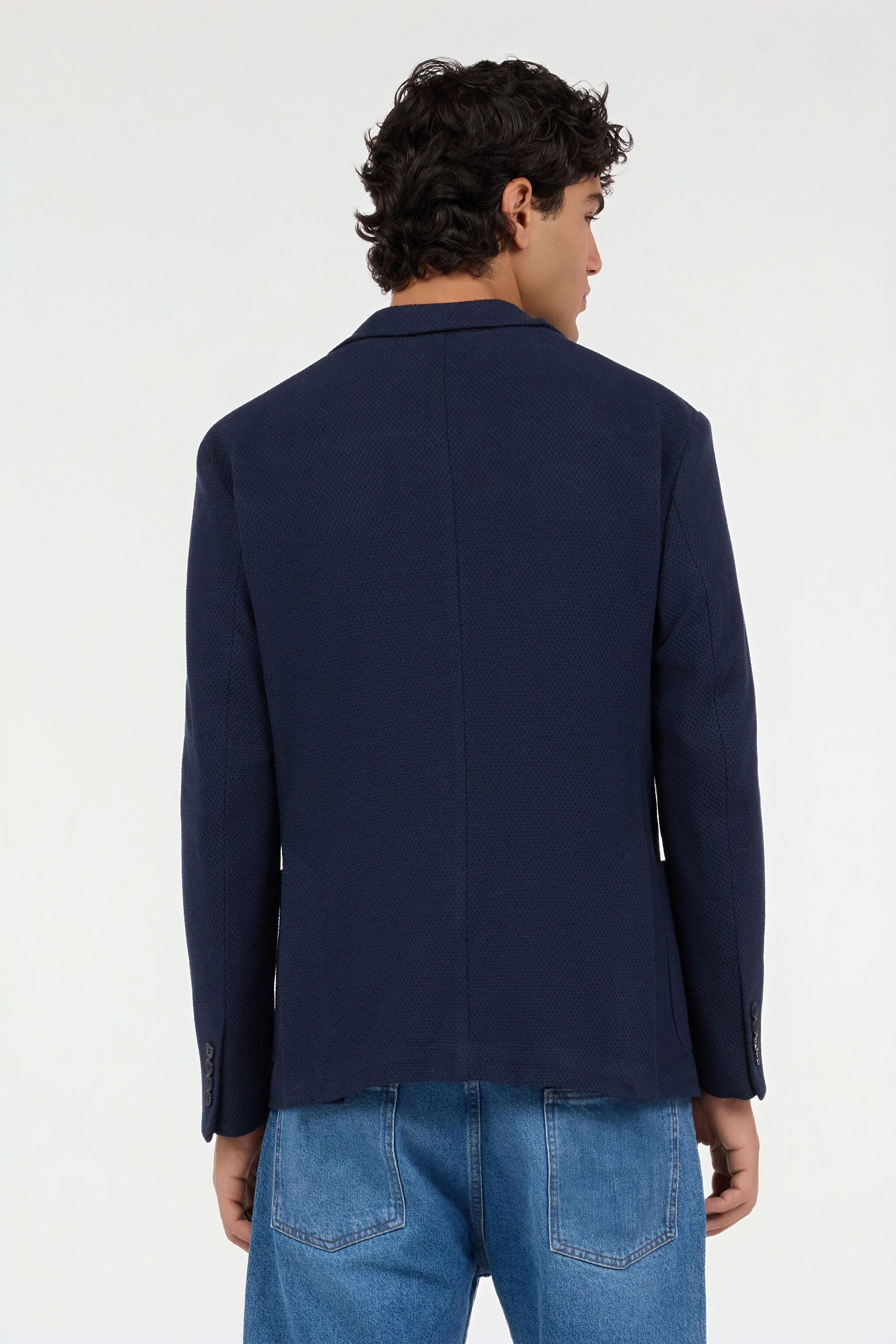 RC Unstructured Jacket in Navy Blue RC Unstructured Jacket in Navy Blue NAVY QOT40J-MAO01