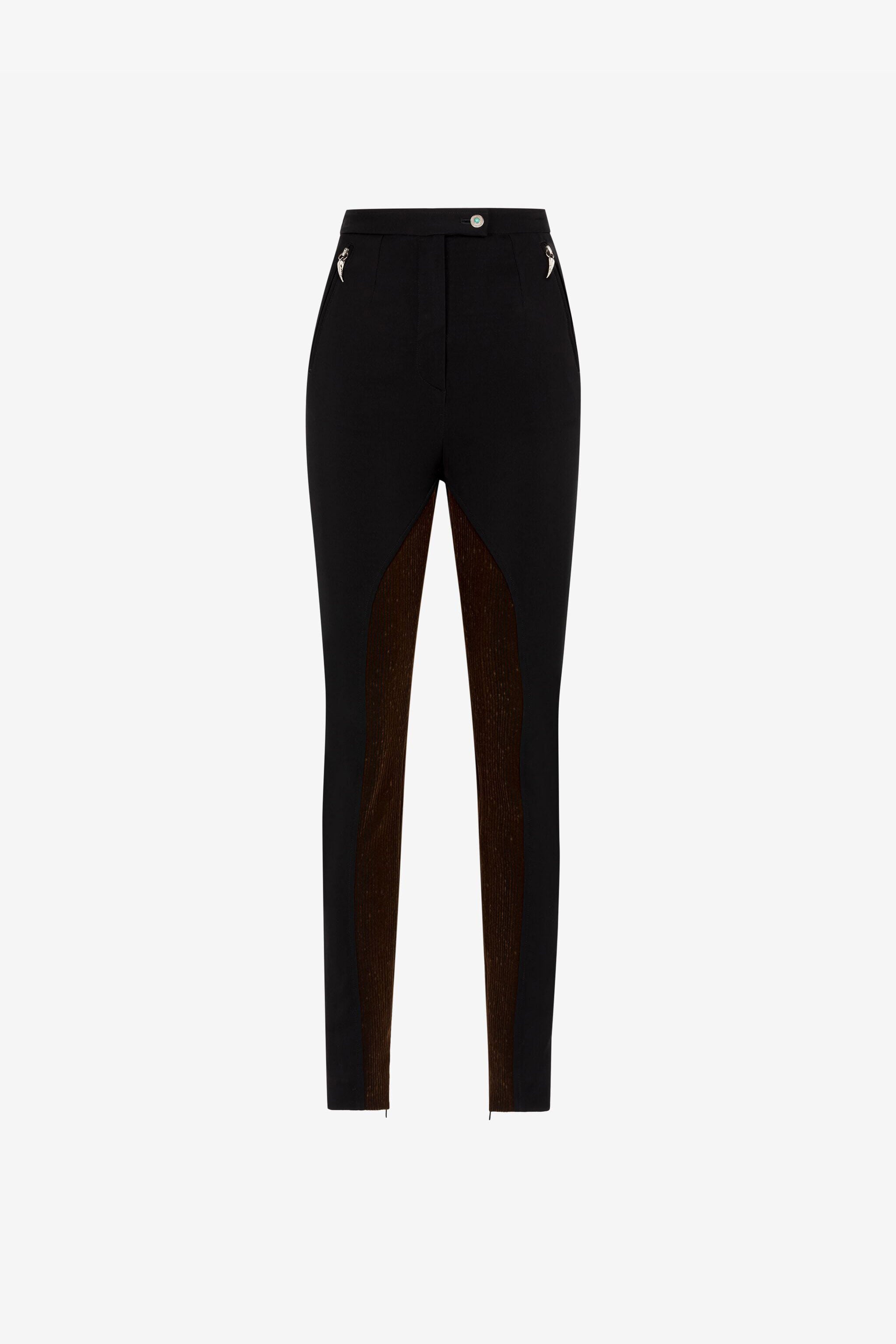 RC Pantaloni skinny con zanne RC Pantaloni skinny con zanne Nero RKT201-HR002