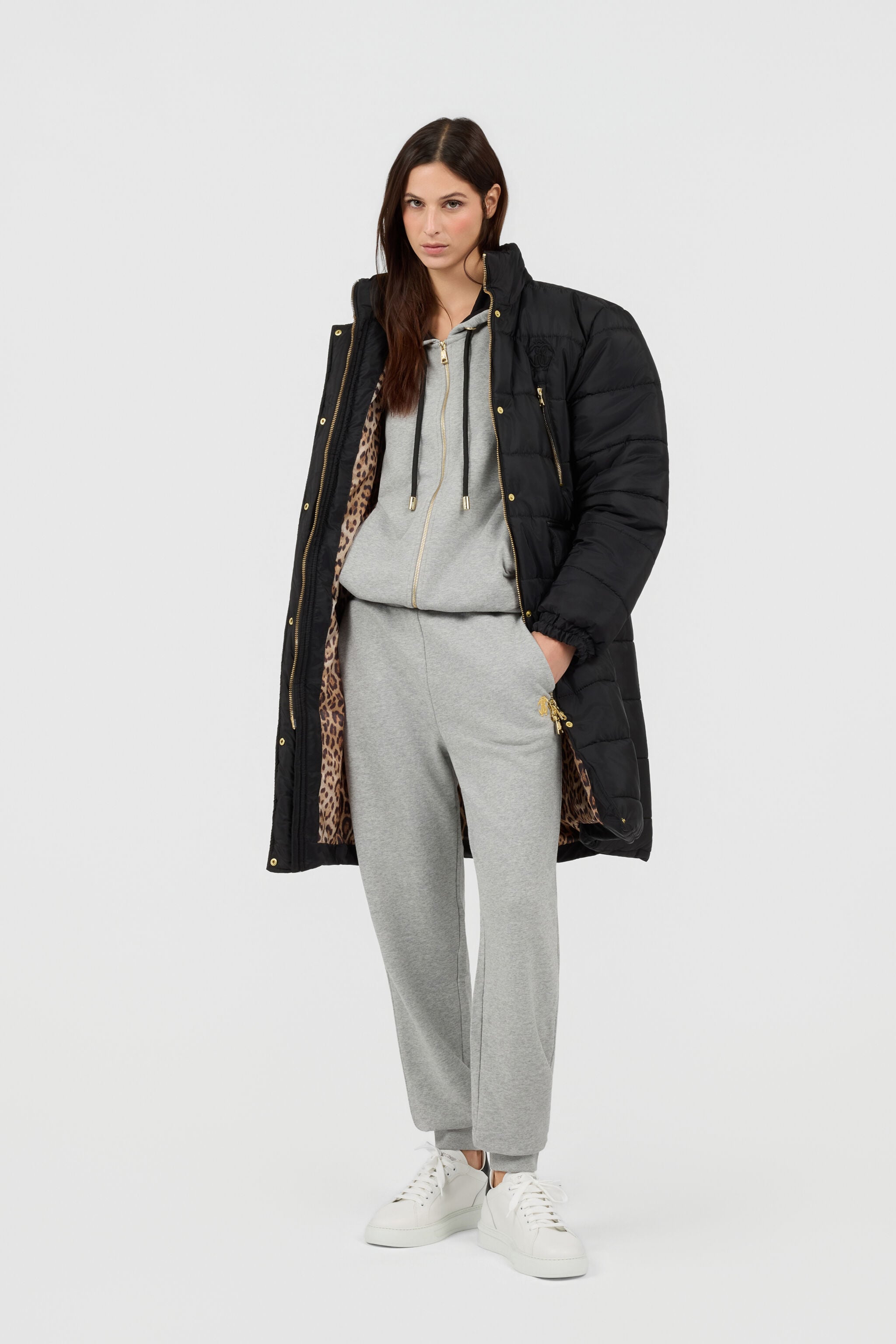RC Graue Sweatpants mit Kordelzug RC Graue Sweatpants mit Kordelzug GREY MELANGE TOT20C-CF004