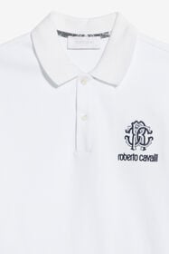 JU Polo Blanc en Coton OPTICAL WHITE WJT61K-KB001