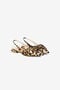 RC Le Pettegole slingback with Jaguar print RC Le Pettegole slingback with Jaguar print Light Brown QWS010-SE450