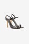 RC Sandales Slingbacks Façon Croco RC Sandales Slingbacks Façon Croco Noir VKS022-PZ579