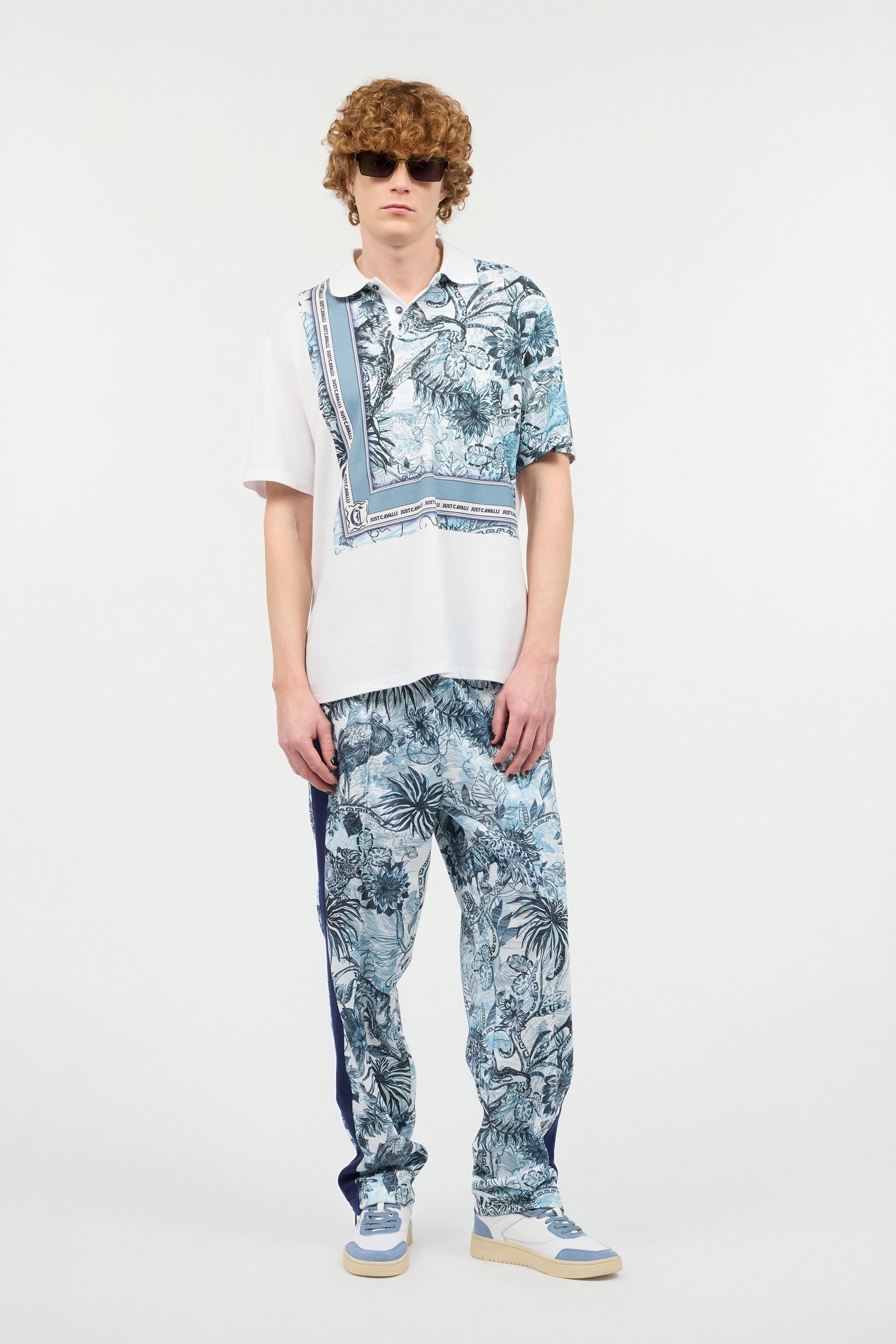 JC Sports Pants With All-Over Print JC Sports Pants With All-Over Print Light blue UFT002-UF016