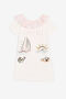 JU Vestido con logo y estampado Seascape JU Vestido con logo y estampado Seascape MILKY WHITE OJT144-ISA2J