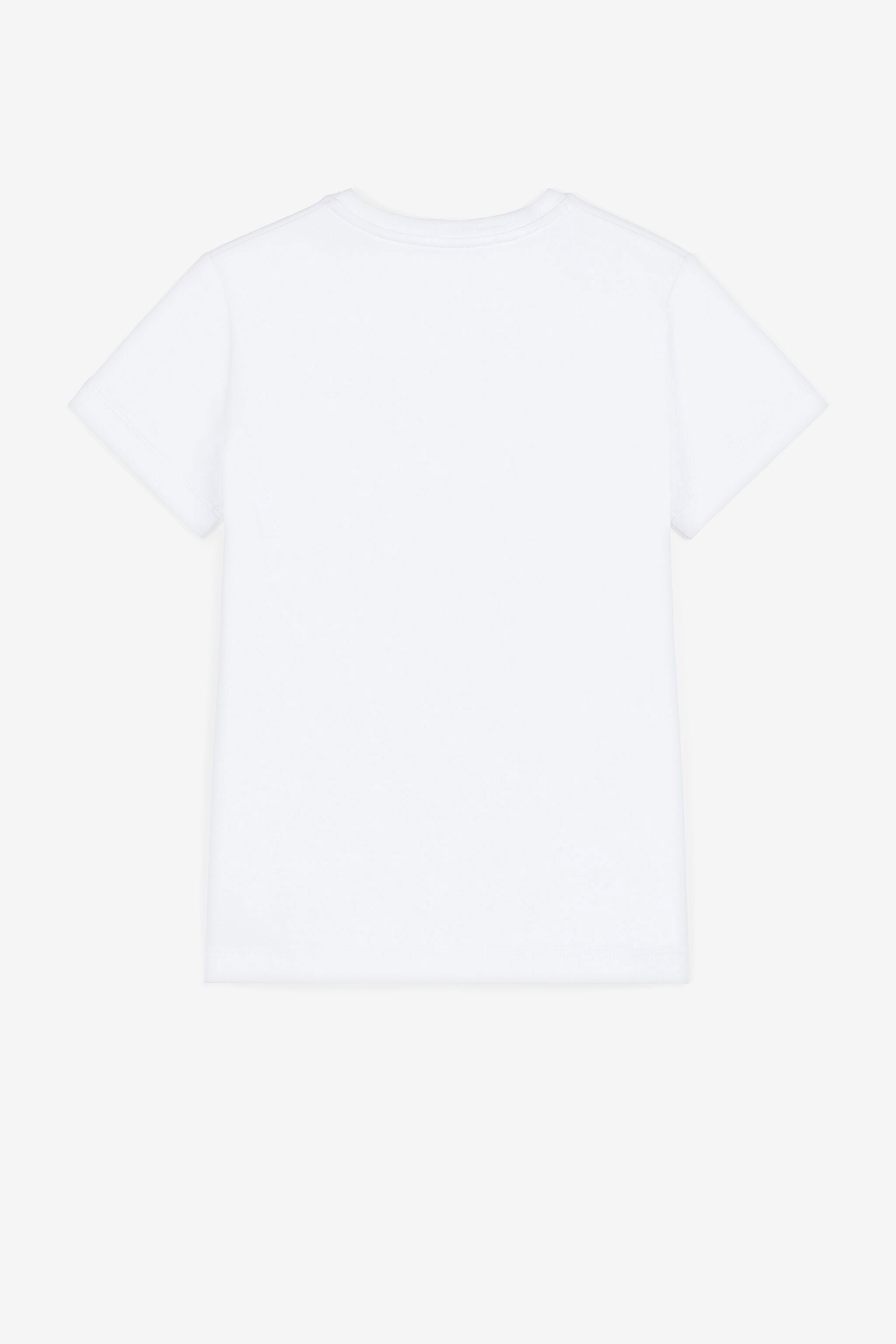 JU T-Shirt mit Logo-Stickerei JU T-Shirt mit Logo-Stickerei Weiß PJT665-JV025