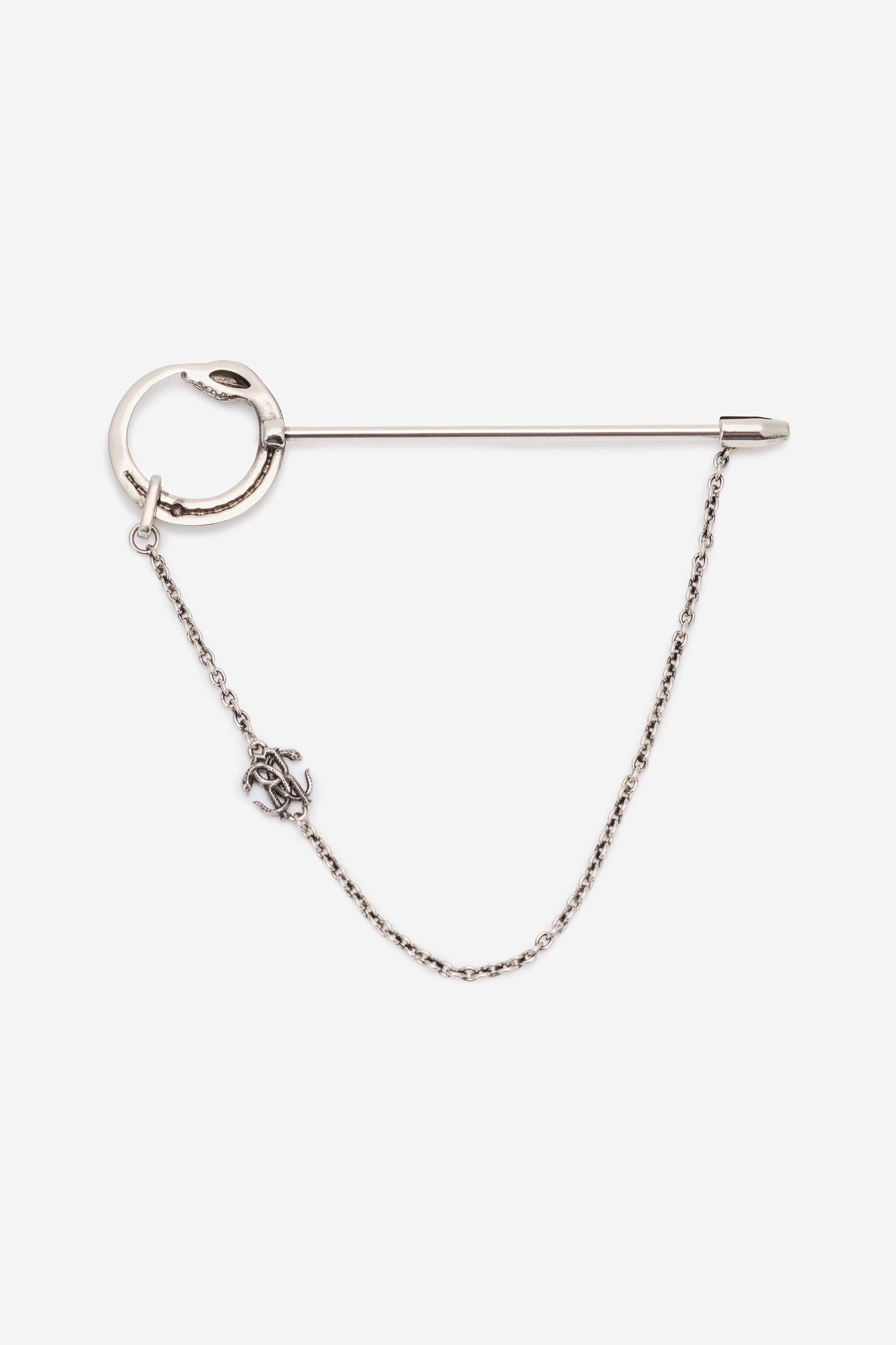 RC Snake Tie Clip RC Snake Tie Clip Silver URG007-AM258