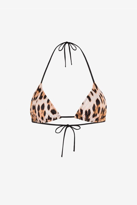 RC Bikini-Oberteil mit Leopardenmuster RC Bikini-Oberteil mit Leopardenmuster Hellbraun QKW00A-LNF53