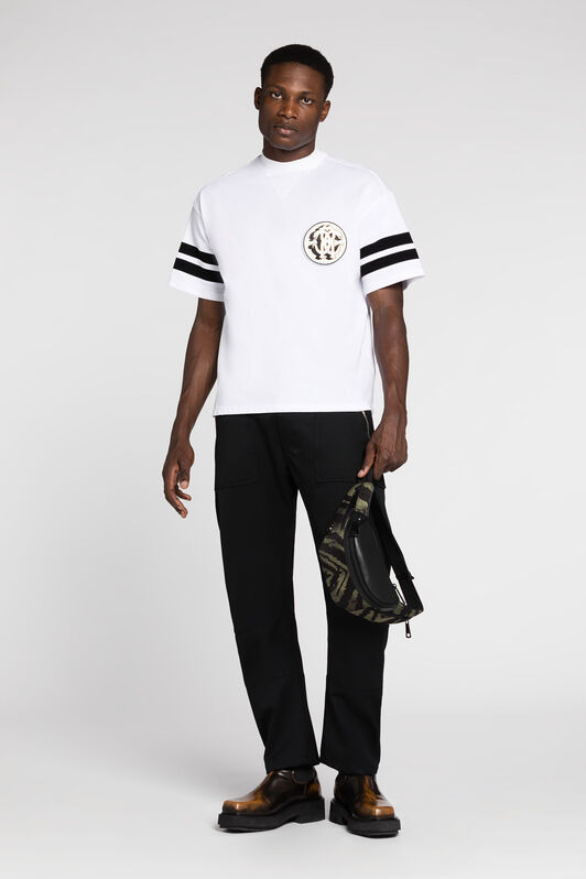 RC Mirror Snake Cotton T-Shirt White RRT62D-JD060