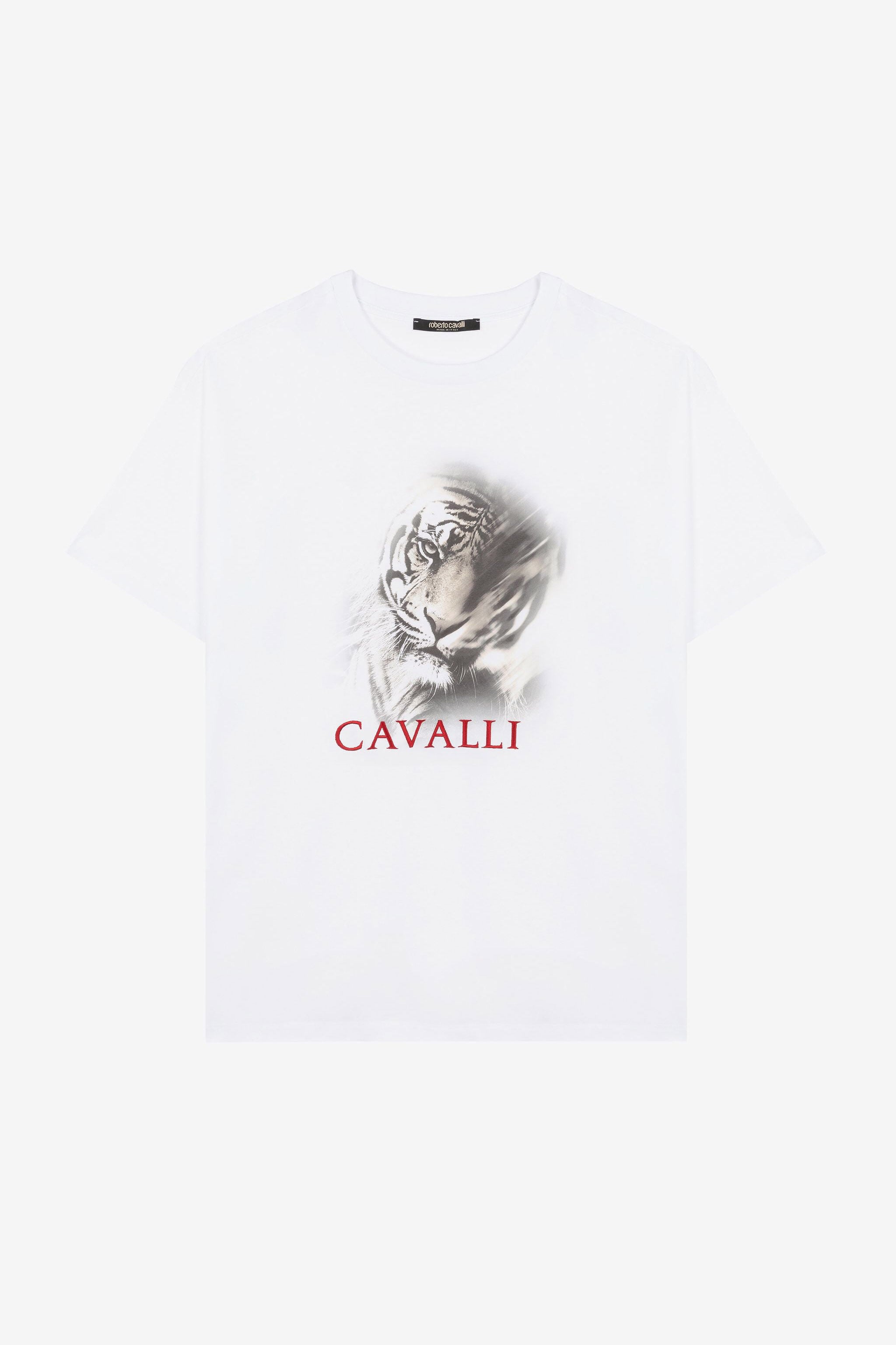 RC T-Shirt mit Tiger-Print RC T-Shirt mit Tiger-Print Weiß ORT61K-JD060