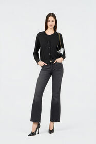RC Twin Set in Black Knit BLACK SOM60F-VI011
