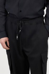 JC Pantaloni Con Tasche Cargo Nero UFT003-UF017