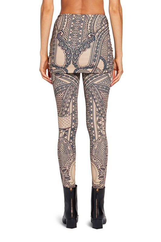 RC Leggings con stampa Henna Tattoo INDIGO/NUDE JQT205-8FS08