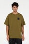 JC Green cotton T-shirt with JC monogram JC Green cotton T-shirt with JC monogram VERDE 185 VFT061-VF105