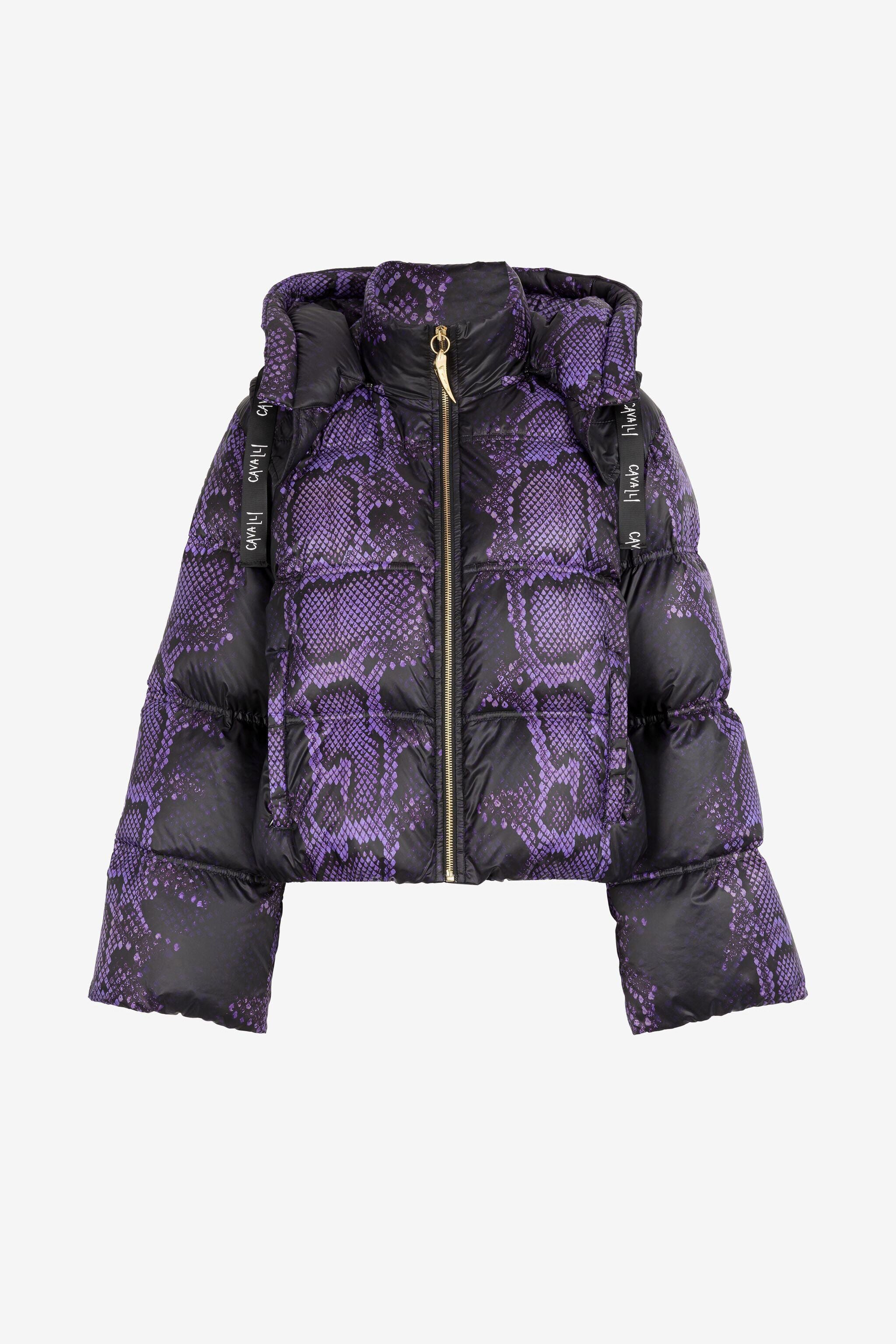 RC Python-Print Padded Jacket RC Python-Print Padded Jacket Purple PQT800-2TF01