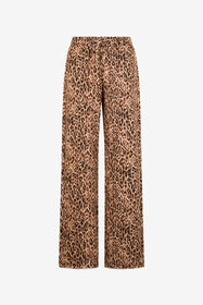 JC Leopard Skin Print Trousers BEIGE VFT136-VF215