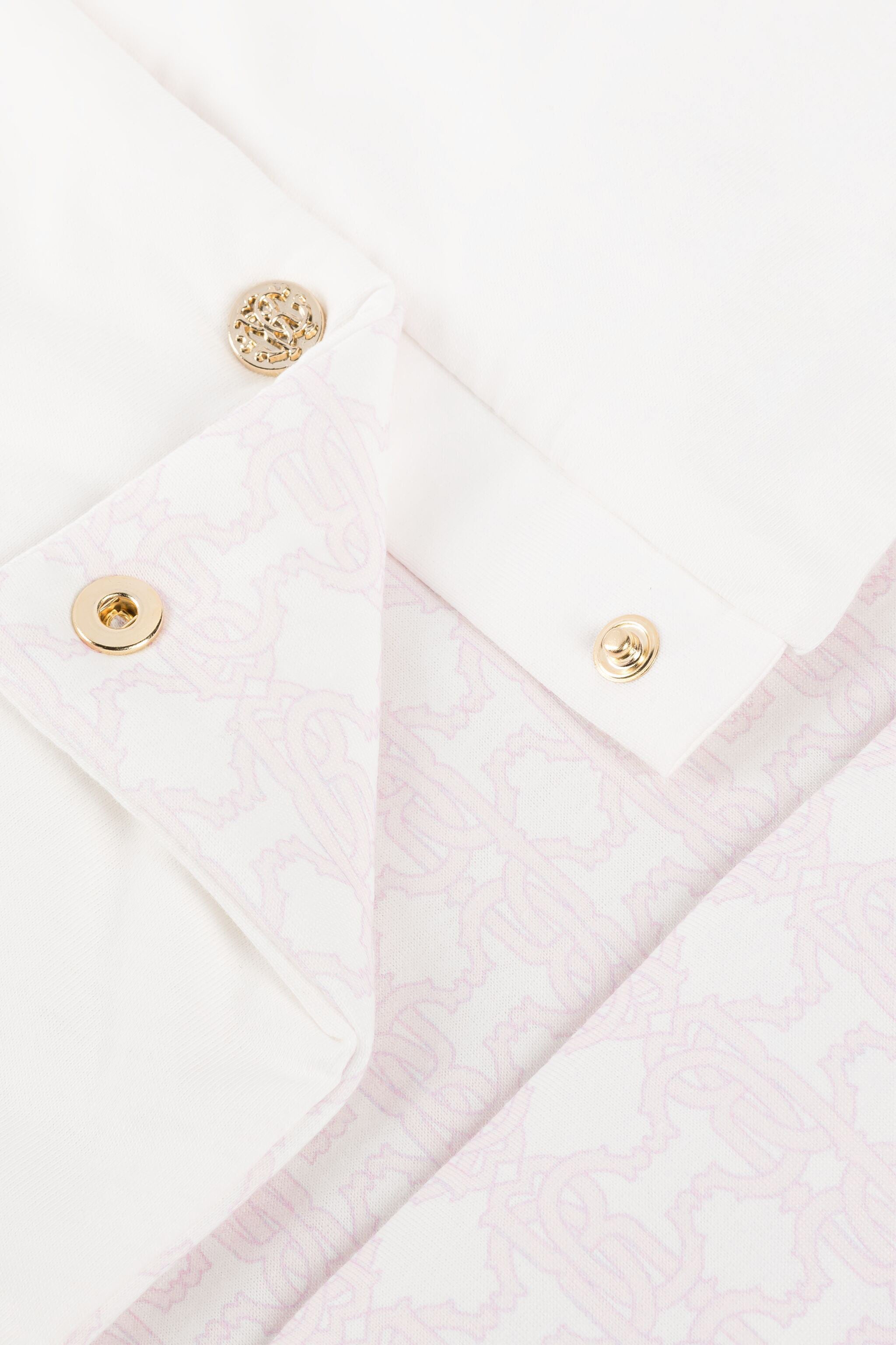 JU RC Monogram-Print Cotton Baby Nest JU RC Monogram-Print Cotton Baby Nest Pink RJT841-JD001