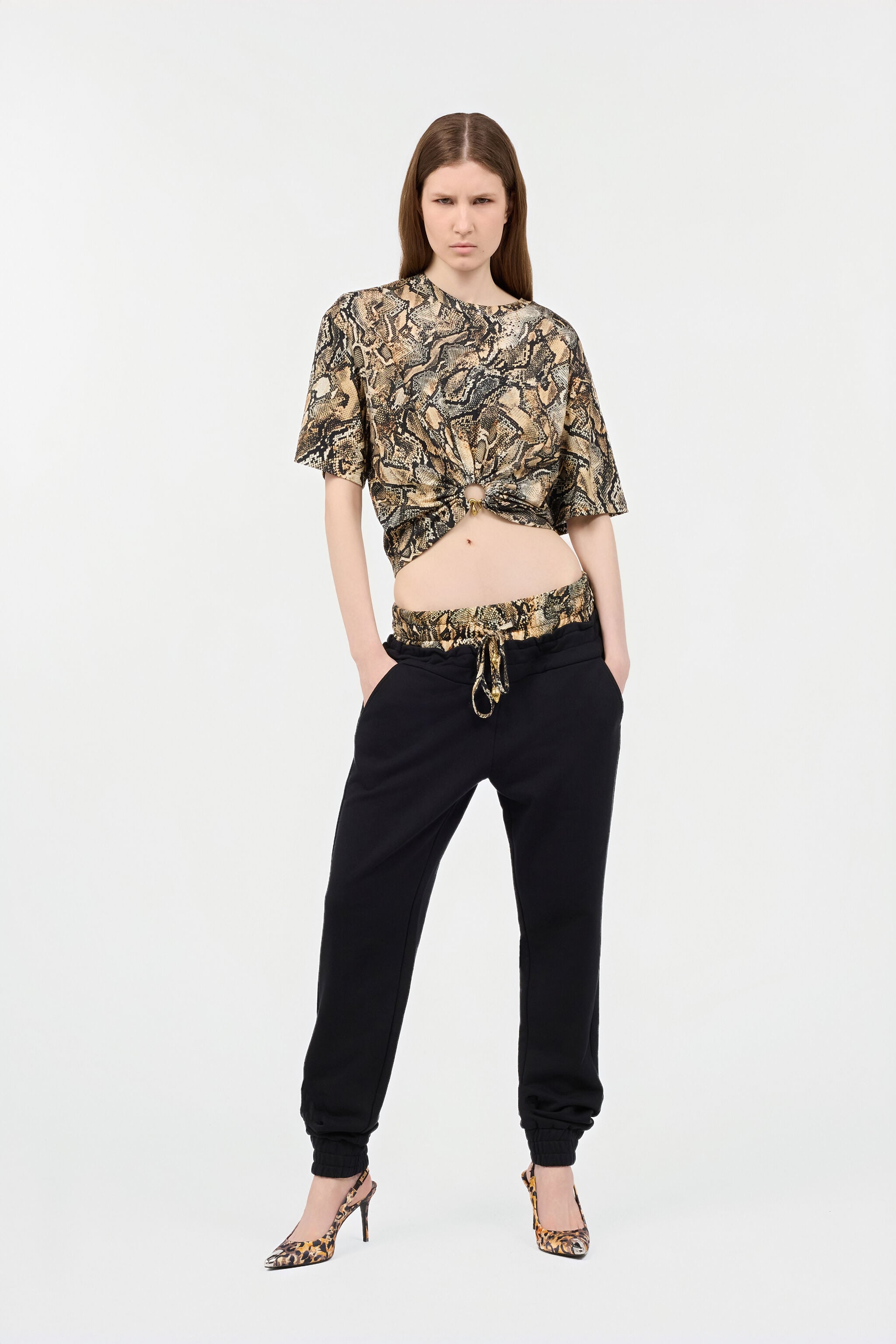 JC Crop Top With Python Print JC Crop Top With Python Print 716 MARZAPAN + 738 C UFT114-UF168