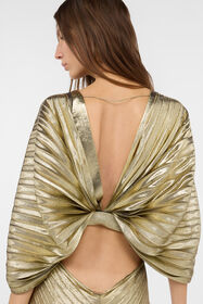 RC Gold Lamè Maxi Dress GOLD WWT109-GU002