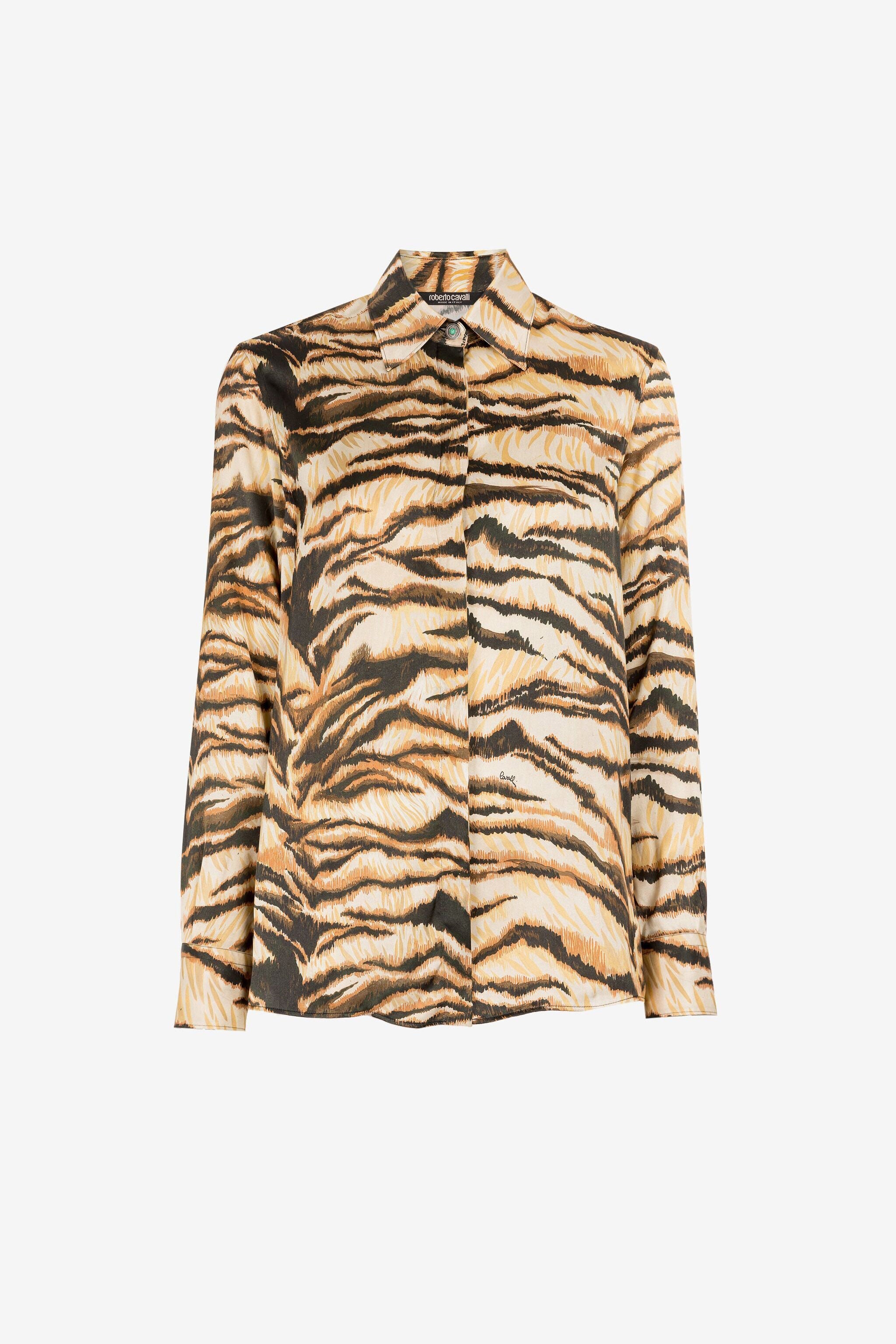 RC Freedom-print shirt Light Brown RKT704-SZH36