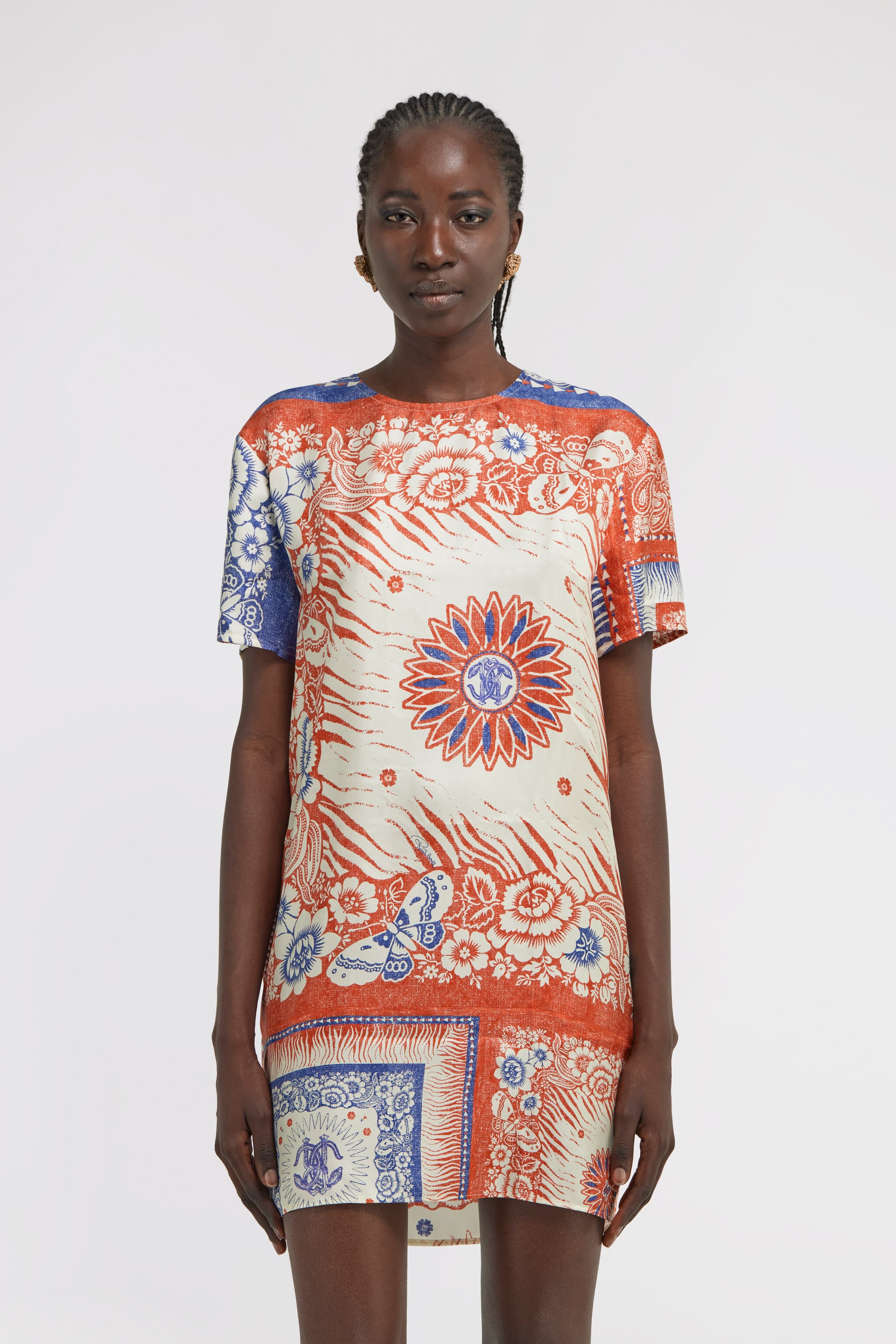 RC Bandana Print Dress RC Bandana Print Dress Blue TKT101-4QN05