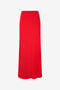 RC Jupe longue en jacquard à motif monogramme RC Jupe longue en jacquard à motif monogramme CORAL RED WQT306-RK010