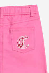 JC Pink Cotton Miniskirt BEGONIA PINK WFT30A-CE002