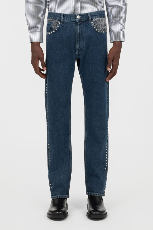 RC Denim-Hose Ready To Wear Hose Blau Nieten RC Denim-Hose Ready To Wear Hose Blau Nieten DENIM TOJ20G-DL010