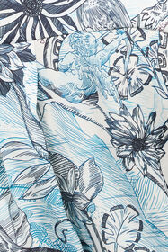 JC Camicia Con Stampa Jungle E Python Azzurro UFT143-UF209