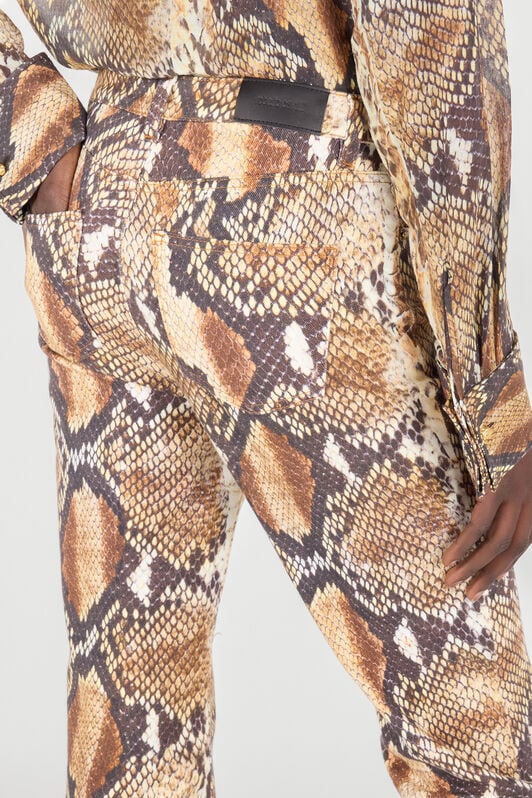 RC Python Print Denim RC Python Print Denim Brown UWJ221-DAN93